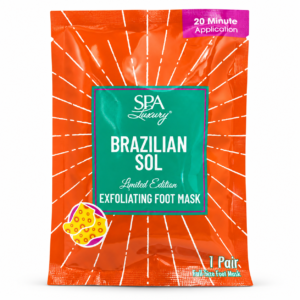 Mascarilla exfoliante para pies Brazilian Sol – Spa Luxury